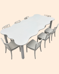 Luvies Luxe White table